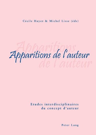 Apparitions de l'auteur