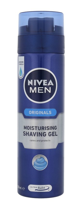Nivea Men Original Gel na holení Moisturising 200 ml pro muže