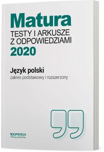Matura 2020 J. polski Testy i arkusze ZPiR