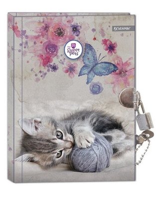 Pamiętnik z kłódką The Sweet Pets Kot