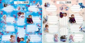Naklejki na zeszyty Frozen II
