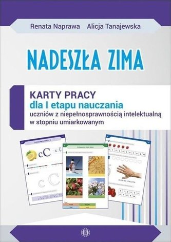Nadeszła zima Karty pracy sztywna teczka