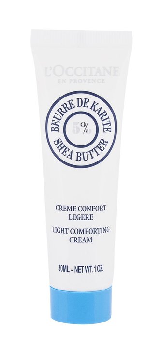 L´Occitane Shea Butter Denní pleťový krém Light Comforting Cream 30 ml pro ženy