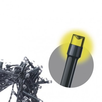 Spoj. Standard LED vánoční řetěz – rampouchy,2,5m,teplá b.
