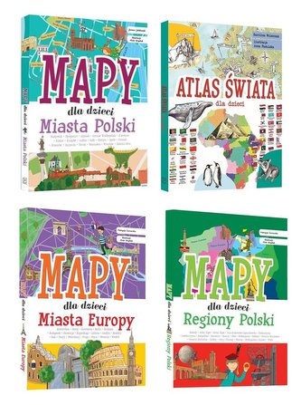 Mapy dla dzieci. Pakiet.