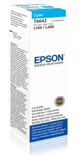 EPSON ink bar T6642 Cyan ink container 70ml pro L100/L200/L550/L1300/L355/365