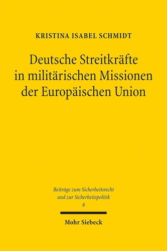 Deutsche Streitkräfte in militärischen Missionen der Europäischen Union