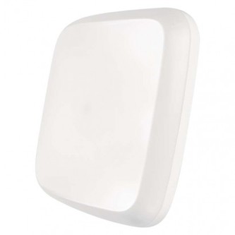 LED přisazené svítidlo Dori, čtvercové bílé 24W tepl.b.,IP54