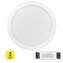 LED panel TRIAK 300mm, kruhový přisazený bílý, 24W teplá b.