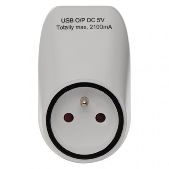 Zásuvka s 2× USB