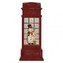 LED vánoční telefoní budka 25x10cm, 3x AA, vnitřní, teplá b.
