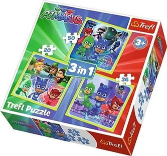 Puzzle 3w1 Gotowi do działania TREFL