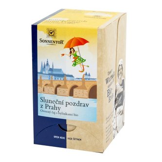 Sonnentor - Sluneční pozdrav z Prahy bio ovocný čaj s bylinkami