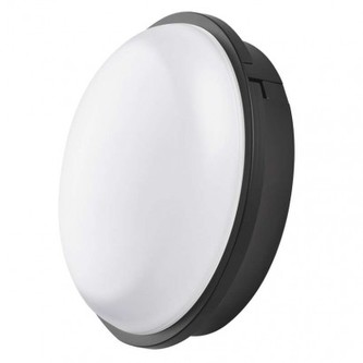 LED přisazené svítidlo, kruhové černé 20W neutrální b., IP65