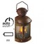 LED lucerna vintage, 3×AA, teplá bílá, časovač