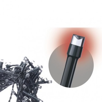 Spojovací Standard LED vánoční řetěz, 10m, červená