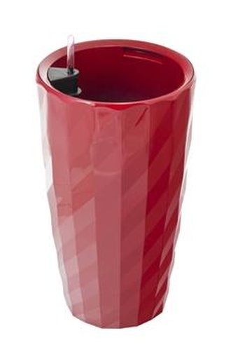Samozavlažovací květináč G21 Diamant červený 57 cm