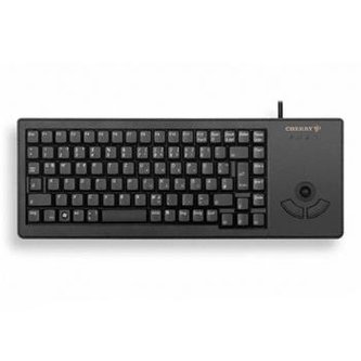 Klávesnice Cherry G84-5400LUMEU-2, USB, tmavě šedá, trackball, anglická