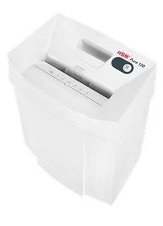 Skartovač HSM Pure 120 P-2, 3,9mm, 12 listů, 20l, Credit Card, Sponky