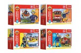 Minipuzzle miniMAXI 20 dielikov Hrdinský Požiarnik Sam v krabičke 11x8x4cm/ 4 druhy