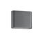 Svítidlo Nova Luce SOHO WALL GREY nástěnné, IP 54, 2x5 W