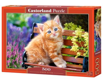 Puzzle 500 Ginger Kitten CASTOR