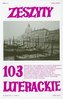 Zeszyty literackie 103 3/2008