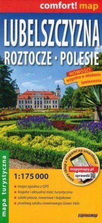 Comfort!map Lubelszczyzna, Roztocze... 1:175 000