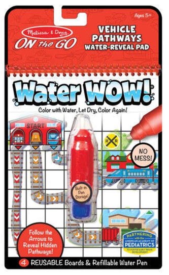 Water wow omaľovánka Vozidlá