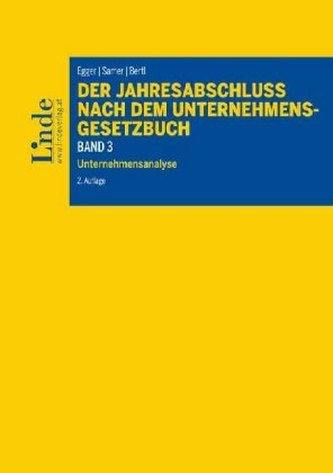 Der Jahresabschluss nach dem Unternehmensgesetzbuch, Band 3