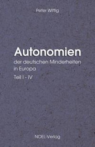 Autonomien der deutschen Minderheiten in Europa