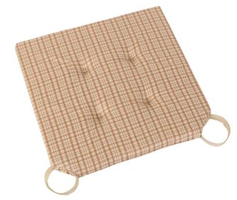 Sedák hladký Ulla - medová mřížka - 40x40 cm,hladký