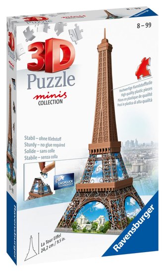 Ravensburger 3D Puzzle Mini budova - Eiffelova veža 54 dielikov