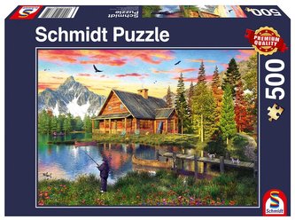 Puzzle PQ 500 Wędkowanie nad jeziorem G3