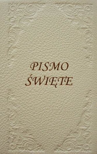 Biblia Tysiąclecia - oazowa, biała, panigatory