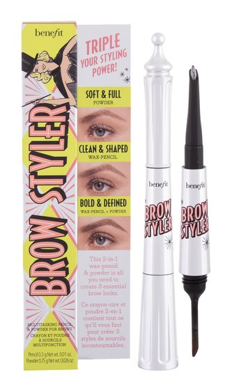 Benefit Brow Styler Tužka na obočí Multitasking Pencil & Powder 1,05 g 5 Warm Black-Brown pro ženy