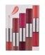 Clinique Clinique Pop Splash lesk na rty 2,8 ml Rosewater/Juicy Apple + lesk na rty 2,8 ml Sorbet/Fruity + lesk na rty 2,8 ml Watermelon/Vino + lesk na rty 2,8 ml Adore U/Fireberry + lesk na rty 2,8 ml Air Kiss/Bonfire