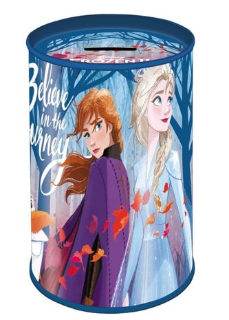 Skarbonka metalowa okrągła Frozen