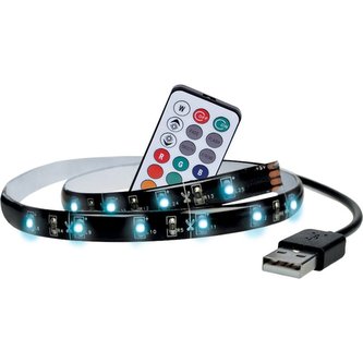 Solight LED RGB pásek pro TV, 2x 50cm, USB, vypínač, dálkový ovladač Solight LED RGB pásek pro TV, 2x 50cm, USB, vypínač, dálkový ovladač