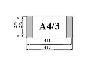 Okładka książkowa stała A4/3 (25szt) D&D;