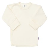 Kojenecká košilka s bočním zapínáním New Baby béžová - velikost 56 (0-3m)