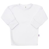 Kojenecká košilka s bočním zapínáním New Baby bílá - velikost 68 (4-6m)