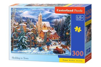 Puzzle 300 Sánkovanie do mesta CASTOR