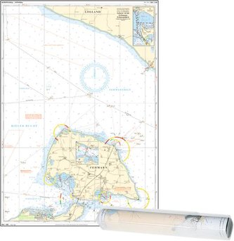 Einzelkarte Fehmarn - Fehmarnbelt, Fehmarnsund, Ansteuerung Heiligenhafen (Ausgabe 2021)