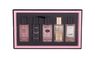 Victoria´s Secret Tease vyživující tělový spray 75 ml + vyživující tělový spray Bombshell 75 ml + vyživující tělový spray Very Sexy Night 75 ml + vyživující tělový spray Angel Gold 75 ml + vyživující tělový spray Love 75 ml