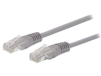 Kábel UTP 1x RJ45 - 1x RJ45 Cat5e 10m GREY VALUELINE VLCT85000E100