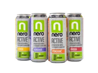 Nero - Nero active nápoj s vitamíny a minerály 500ml - malina