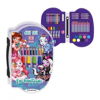 Zestaw artystyczny 50 elementów Enchantimals