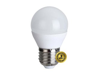 Žárovka LED E27  6W G45 bílá teplá SOLIGHT WZ412-1