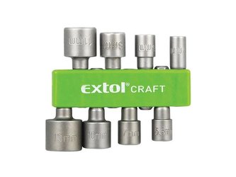Nástrčné kľúče do vŕtačky EXTOL CRAFT 10213 8ks